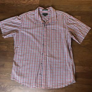Eddie Bauer Plaid Button-Up